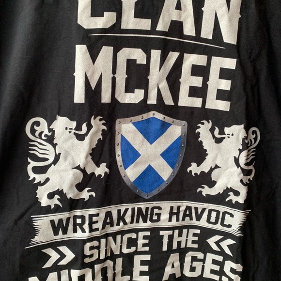 Clan McKee Graphic T-Shirt - Black - Picture 2 of 3